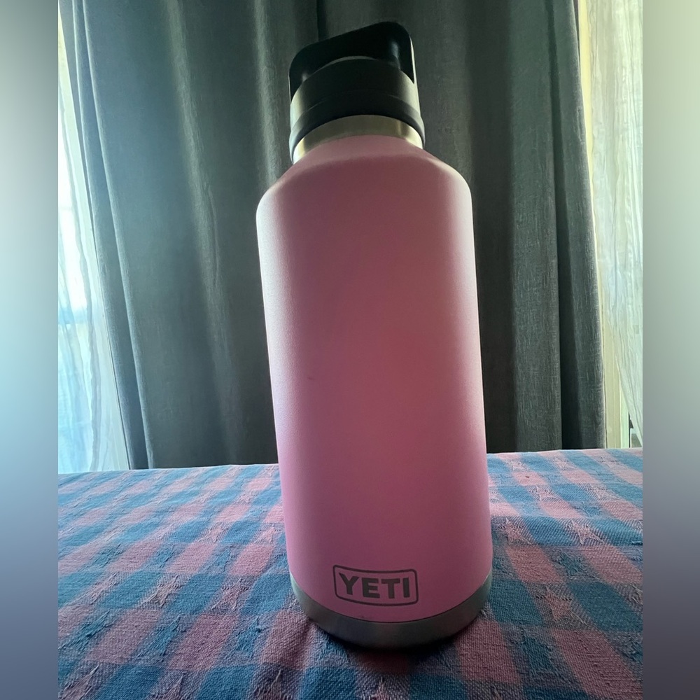 YETI Pink Stainless Steel Bottle